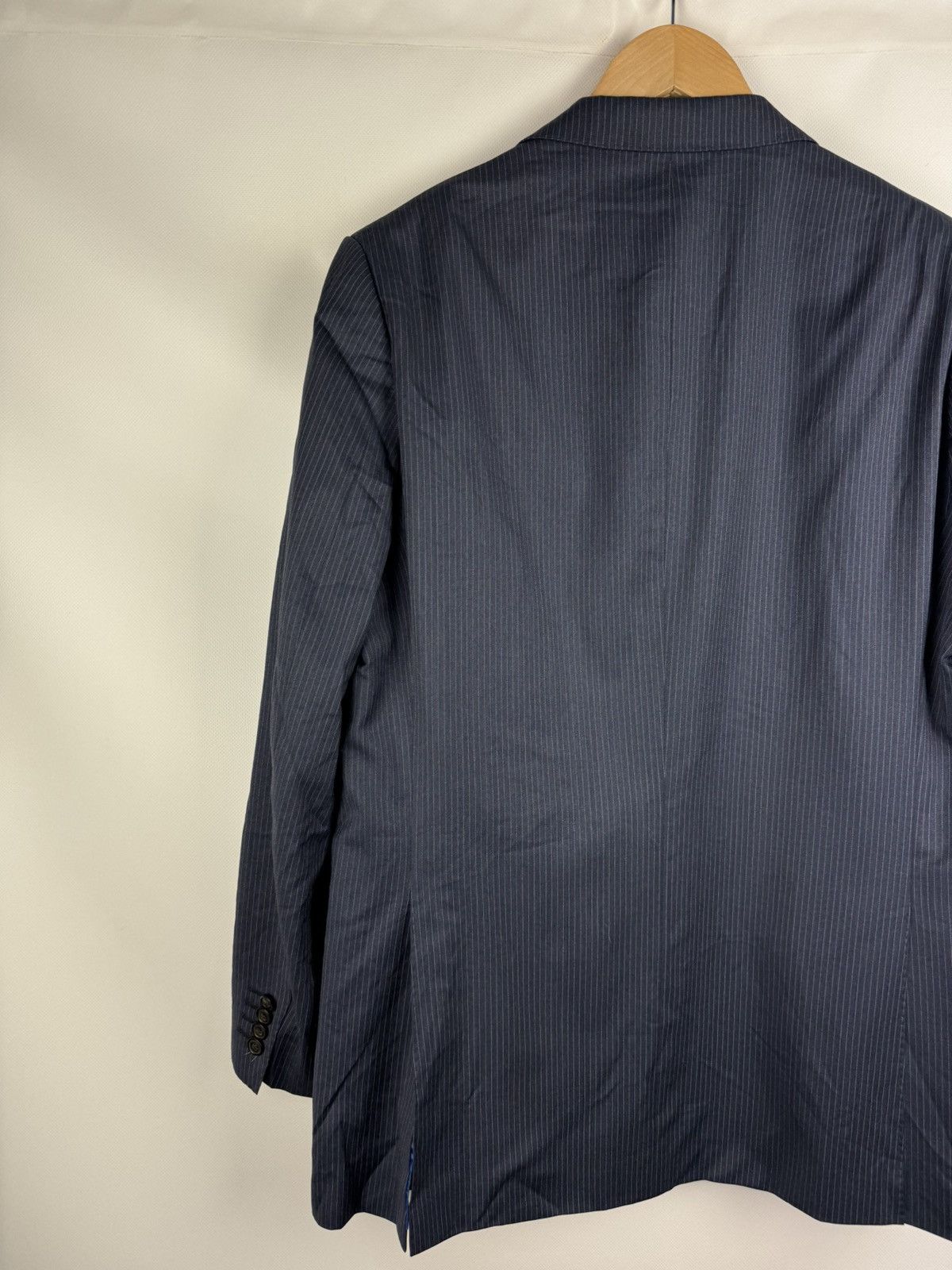 Suitsupply Suitsupply Pure Wool Men’s Striped Blazer Jacket Sportcoat Size 44R - 13 Thumbnail