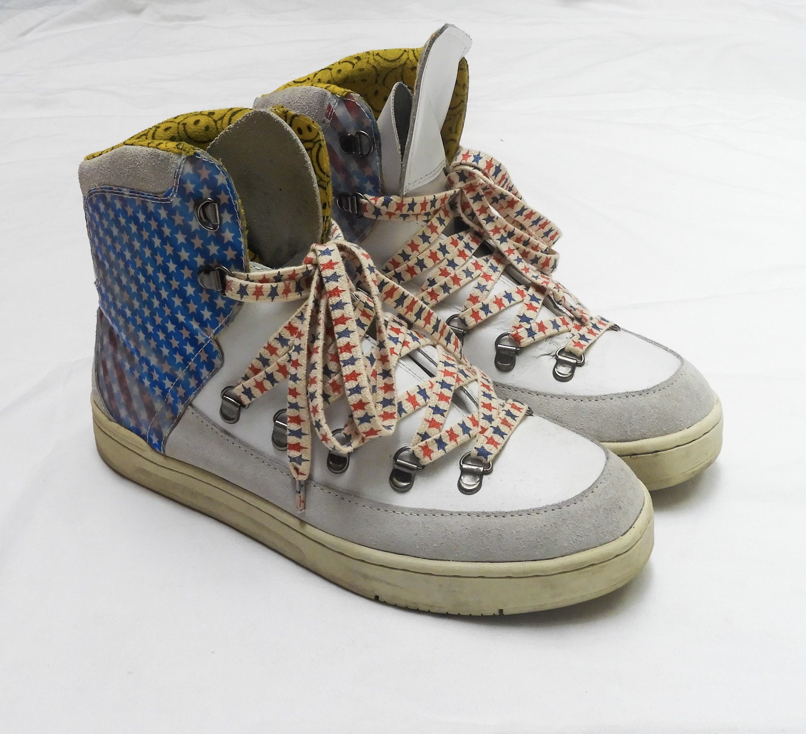 Bernhard Willhelm Bernard Willhelm 2008 S/S American Flag high top sneakers Size US 9 / EU 42 - 5 Thumbnail