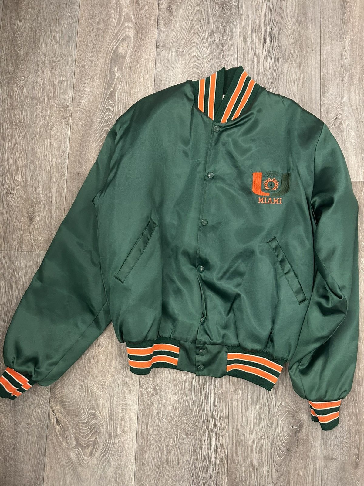Chalk Line Vintage miami hurricanes chalk line starter jacket Size US M / EU 48-50 / 2 - 1 Thumbnail