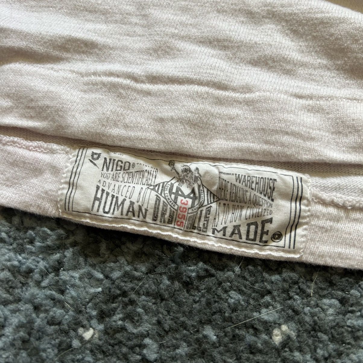 Human Made CREAM MAROON iCE HOCKEY GOALiE NiGO SLUBBY MOUNTED COLLAR Size US S / EU 44-46 / 1 - 6 Thumbnail