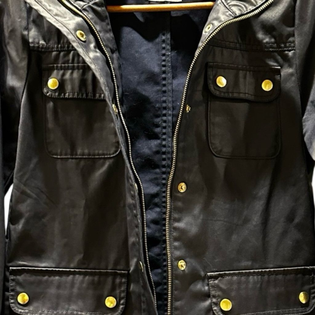 Old Navy Old Navy Utility Jacket Raincoat Navy Women’s Size XS. Size XXS / US 00 / IT 34 - 11 Thumbnail