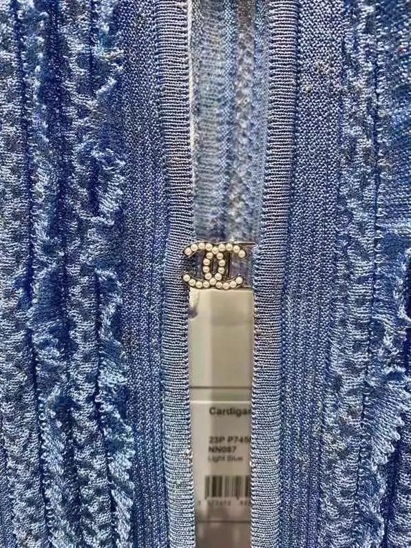 Chanel Chanel 23 Spring and Summer Wood Ear Thin Cardigan Long Sle Size XXS / US 00 / IT 34 - 3 Thumbnail