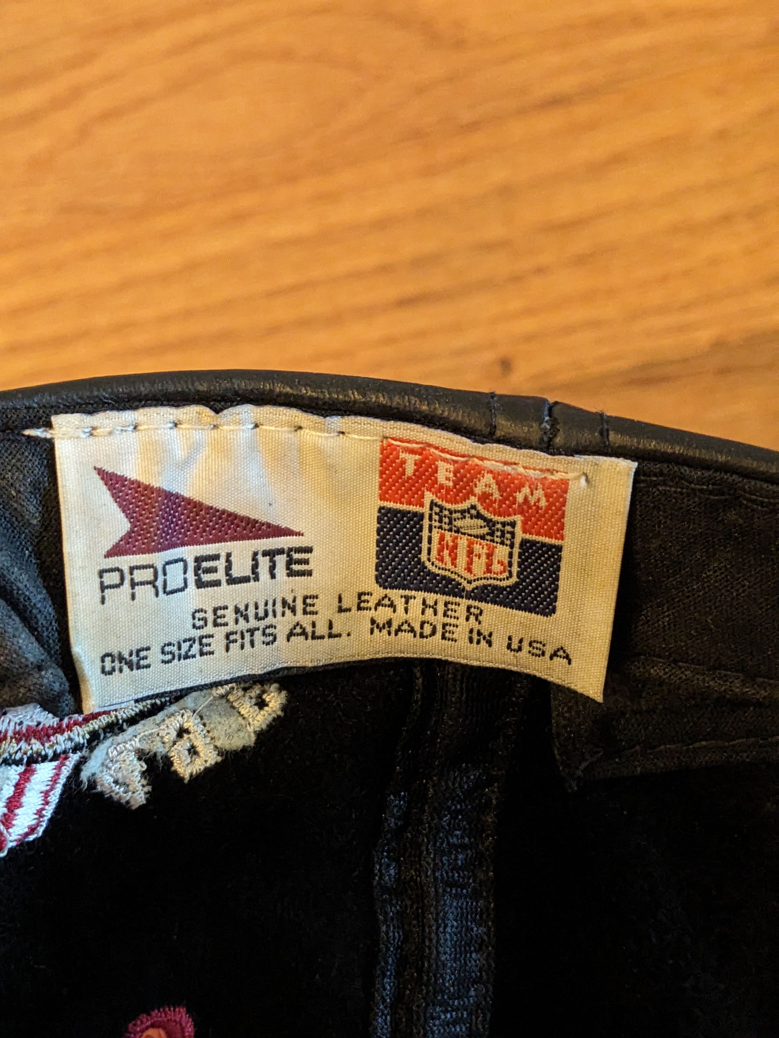NFL × Vintage Vintage San Francisco 49ers NFL Football Leather Hat Size ONE SIZE - 6 Thumbnail