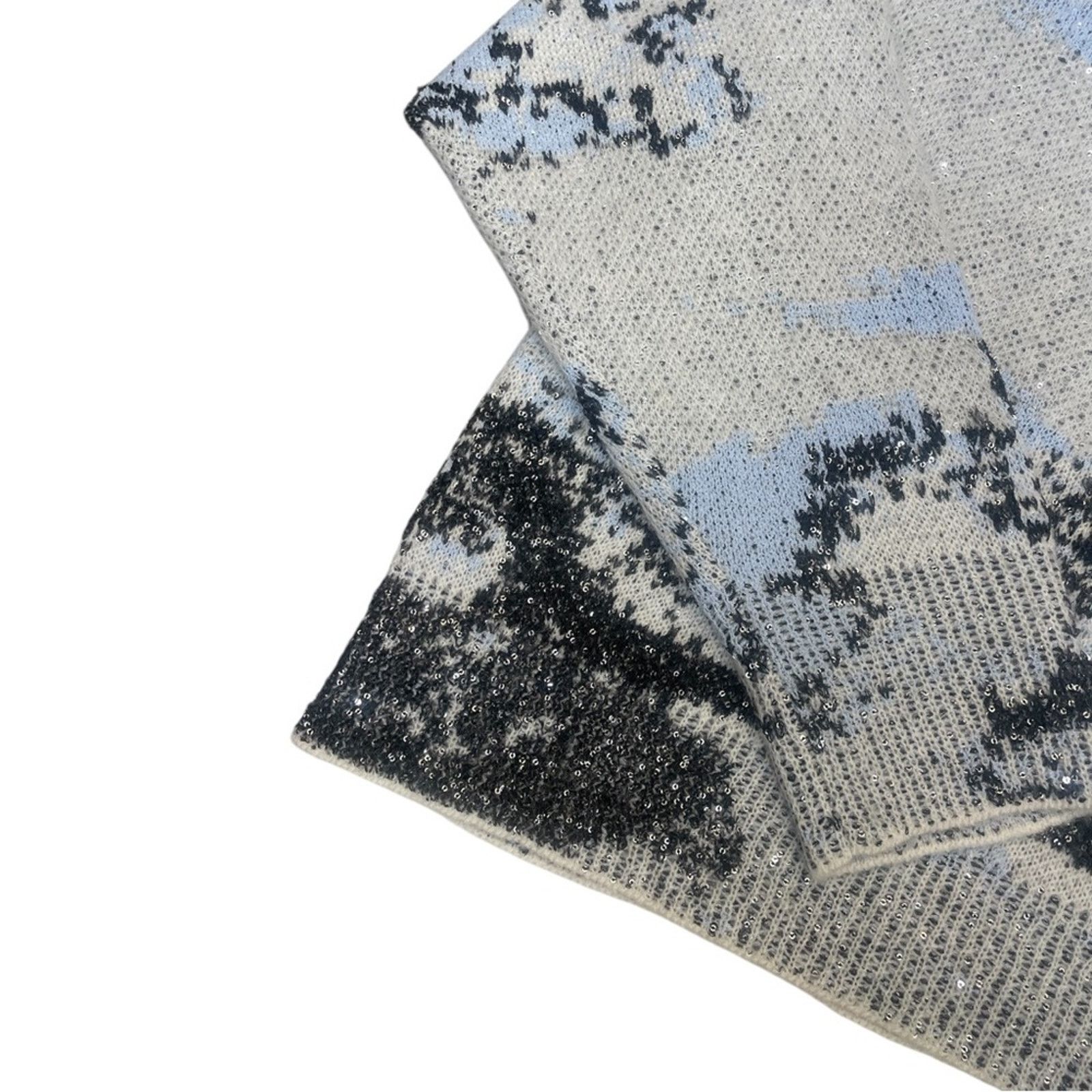 Rag & Bone NWT Rag & Bone Estelle Sequin Sweater size Large Size L / US 10 / IT 46 - 10 Thumbnail