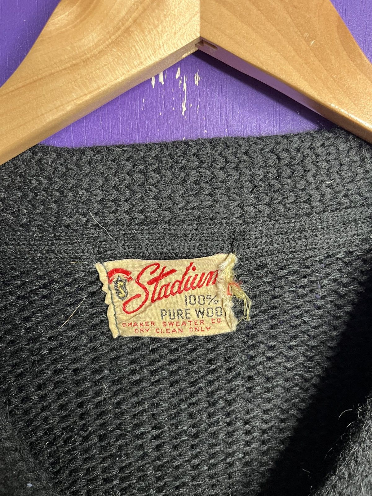 Vintage Vintage 60s Double H patches school cardigan Size US M / EU 48-50 / 2 - 4 Thumbnail