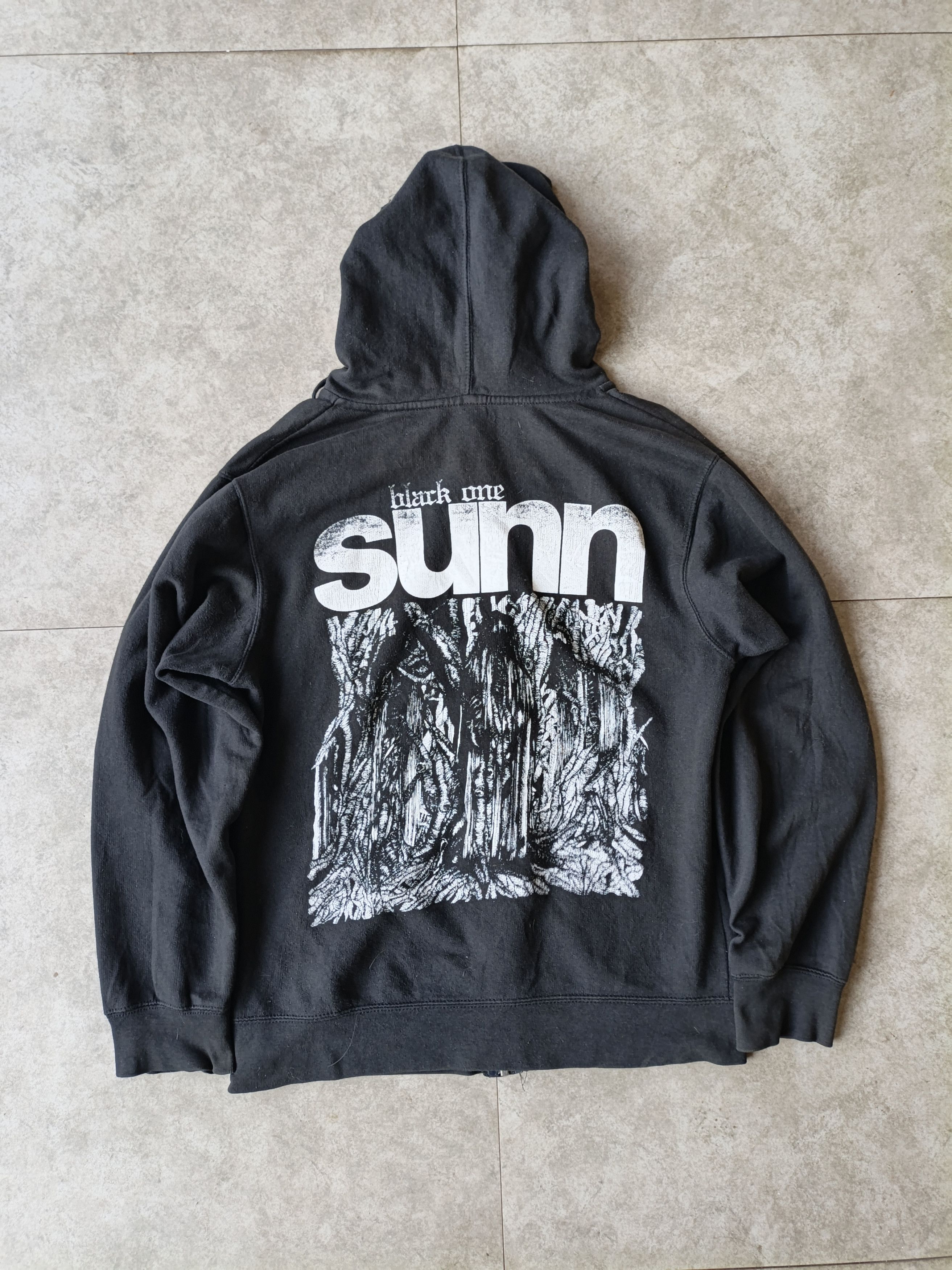 Band Tees Vintage Hoodie Band Sunn o))) "black one" Size US M / EU 48-50 / 2 - 2 Thumbnail