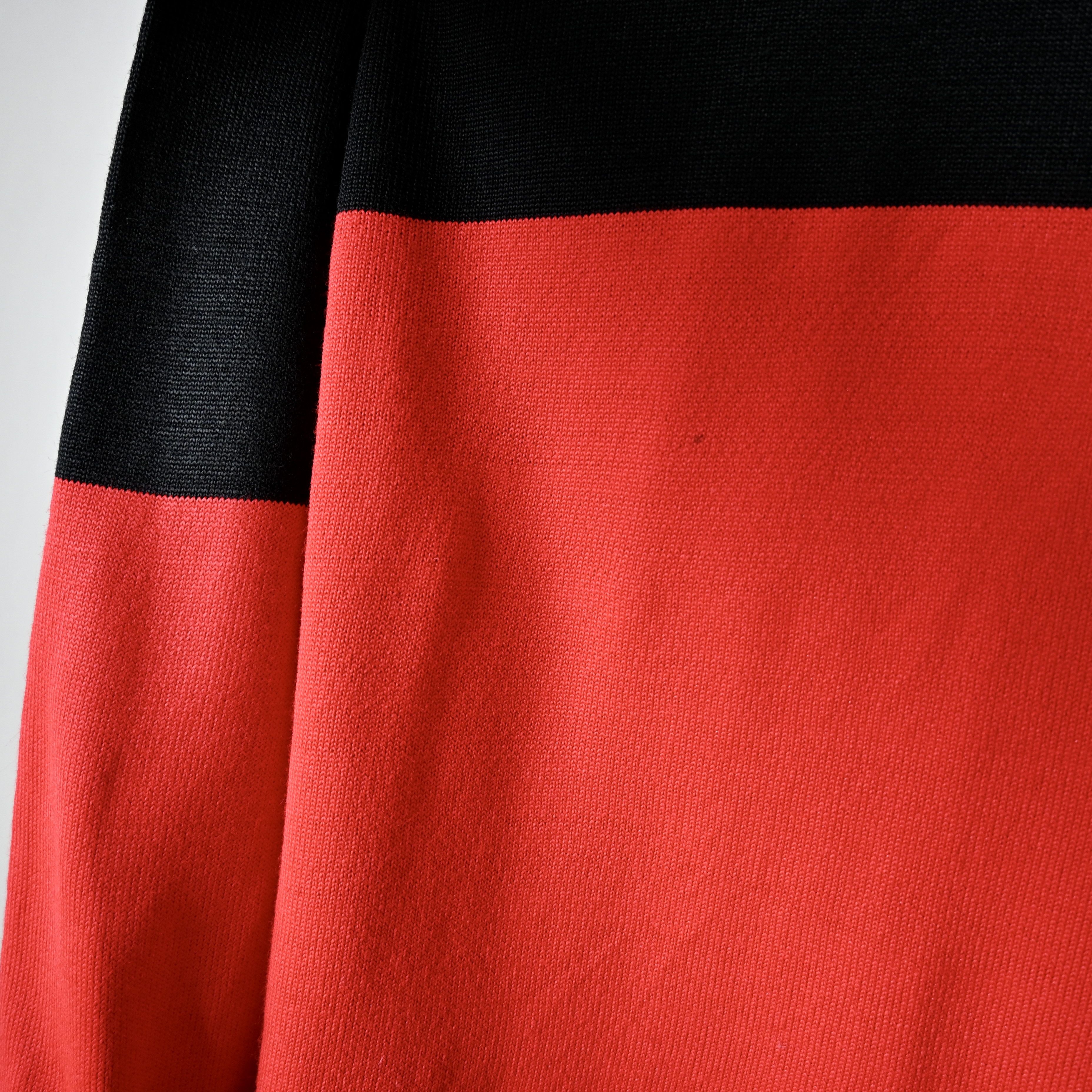 Vintage VTG 1990s STAG RUGBY PRODUCT red x black rugby shirt Size US S / EU 44-46 / 1 - 9 Thumbnail