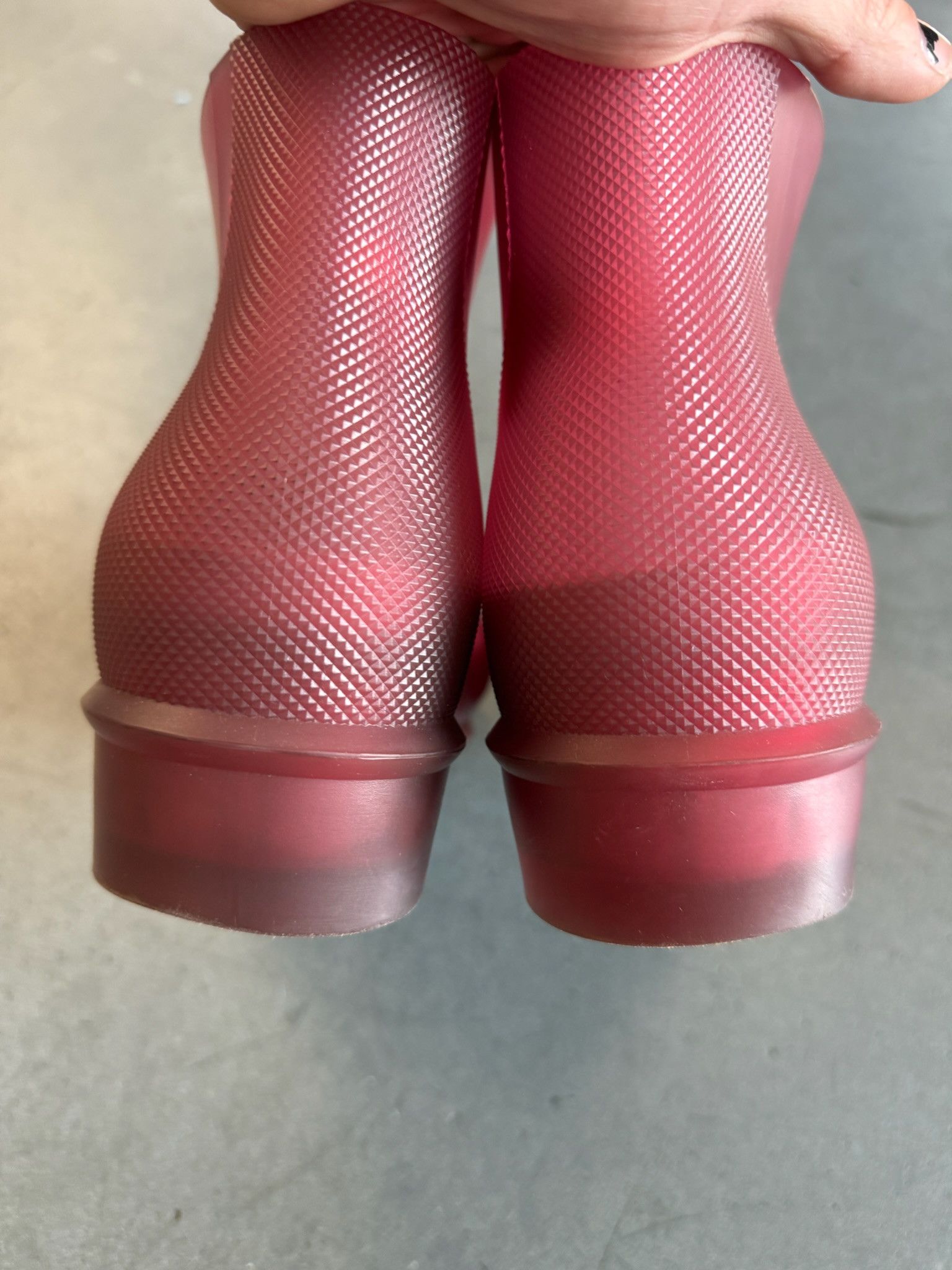 Loewe Loewe Size 43 Men's Molded Transparent Rubber Boot Size US 10 / EU 43 - 11 Thumbnail