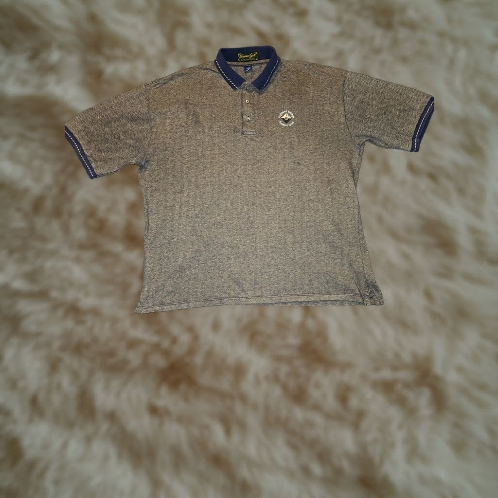 Vintage VINTAGE Bastion Golf Polo Mens 2XL Short Sleeve Blue Chest 54 Embroidered Logo Sports Cotton Shirt Size US XXL / EU 58 / 5 - 1 Thumbnail
