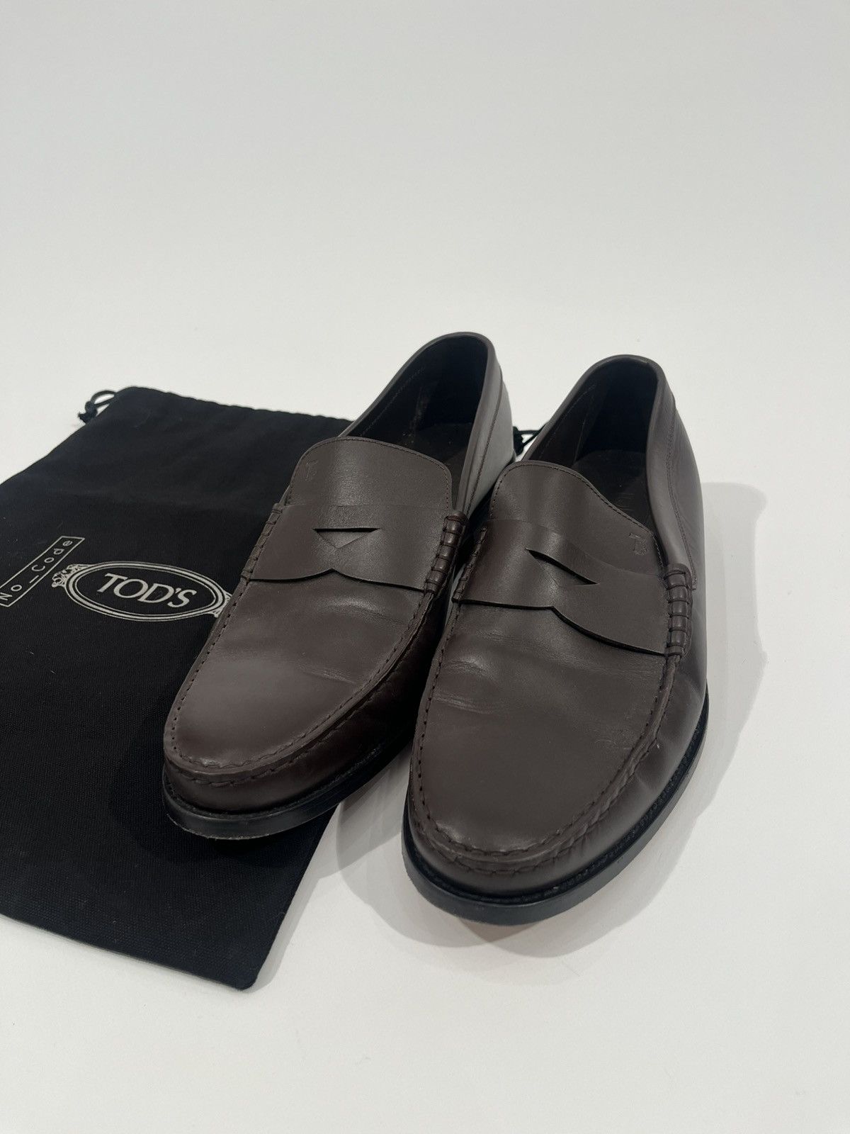 Tod's Tod’s Classic Penny Loafers - Size 11 - RRP £695 Size US 11 / EU 44 - 1 Thumbnail