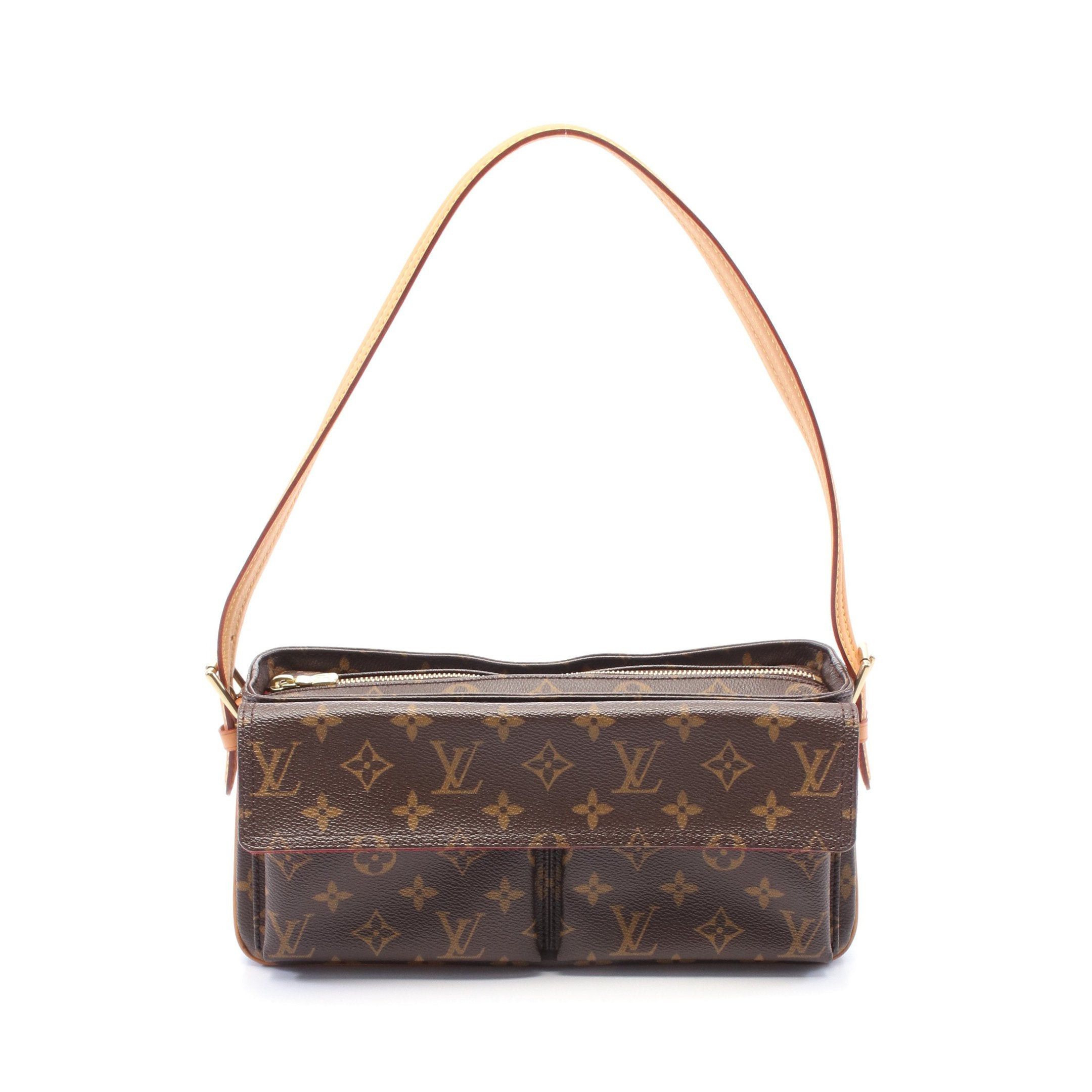 Louis Vuitton Louis Vuitton Vivacite Mm Monogram Shoulder Bag Leather Brown Size ONE SIZE - 1 Thumbnail