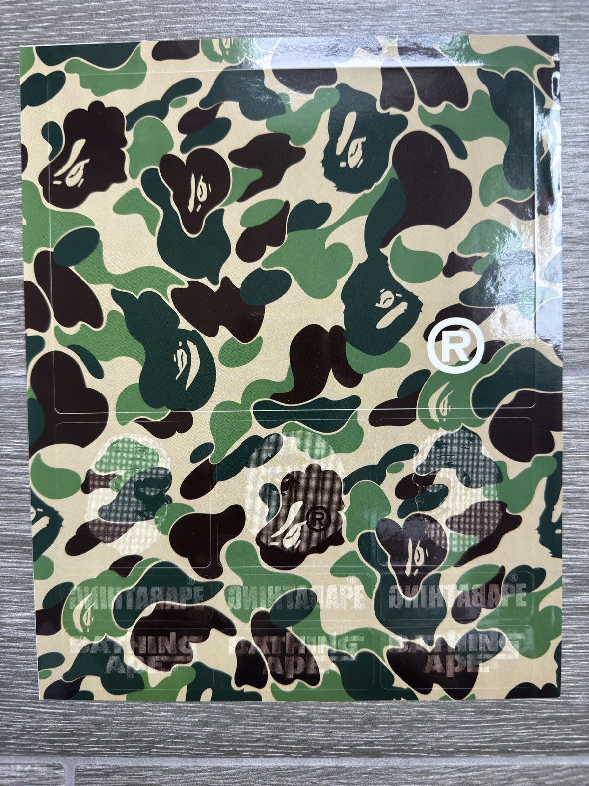 Bape Bape 2005 E-Mook sticker sheet Size ONE SIZE - 1 Thumbnail