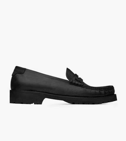 Saint Laurent Paris o1bcso1str0724 Loafer in Black Size US 12 / EU 45 - 1 Thumbnail