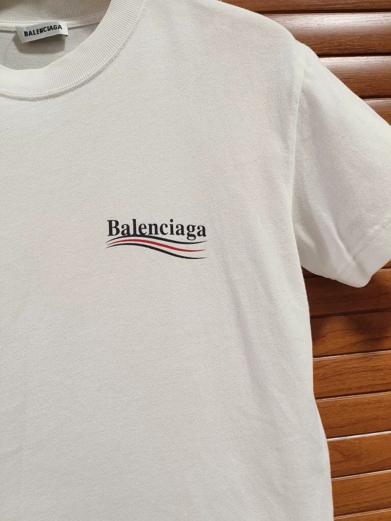 Balenciaga Balenciaga Coke pattern printed logo round neck short slee Size US L / EU 52-54 / 3 - 4 Thumbnail