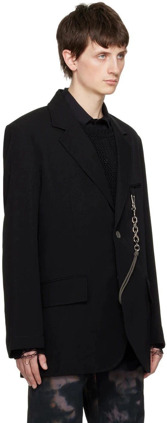 Song For The Mute Song For The Mute chain-style oversized suit jacket Size 46R - 8 Thumbnail