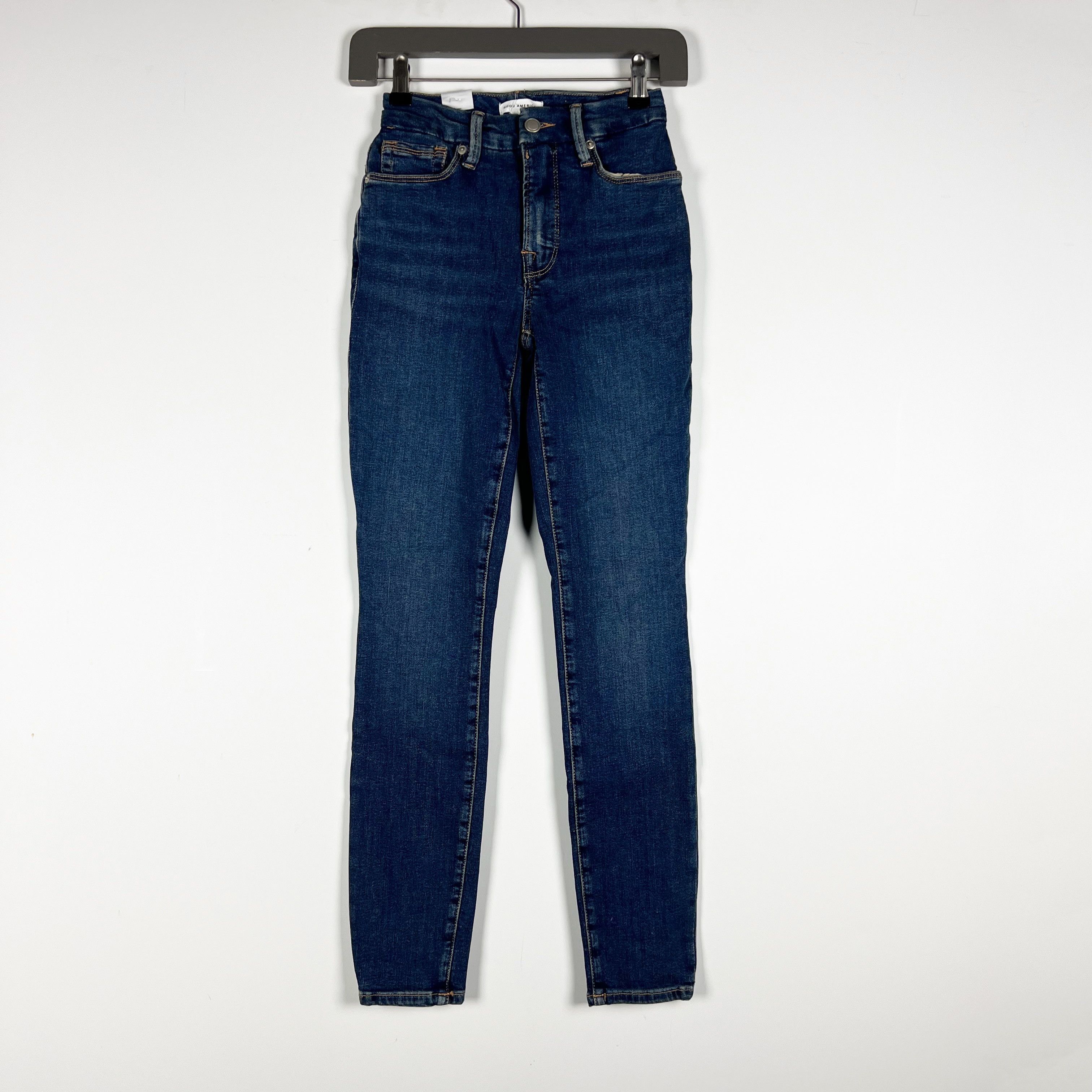 Good American NEW Good American Good Legs Skinny Size 24" / US 00 / IT 34 - 1 Thumbnail