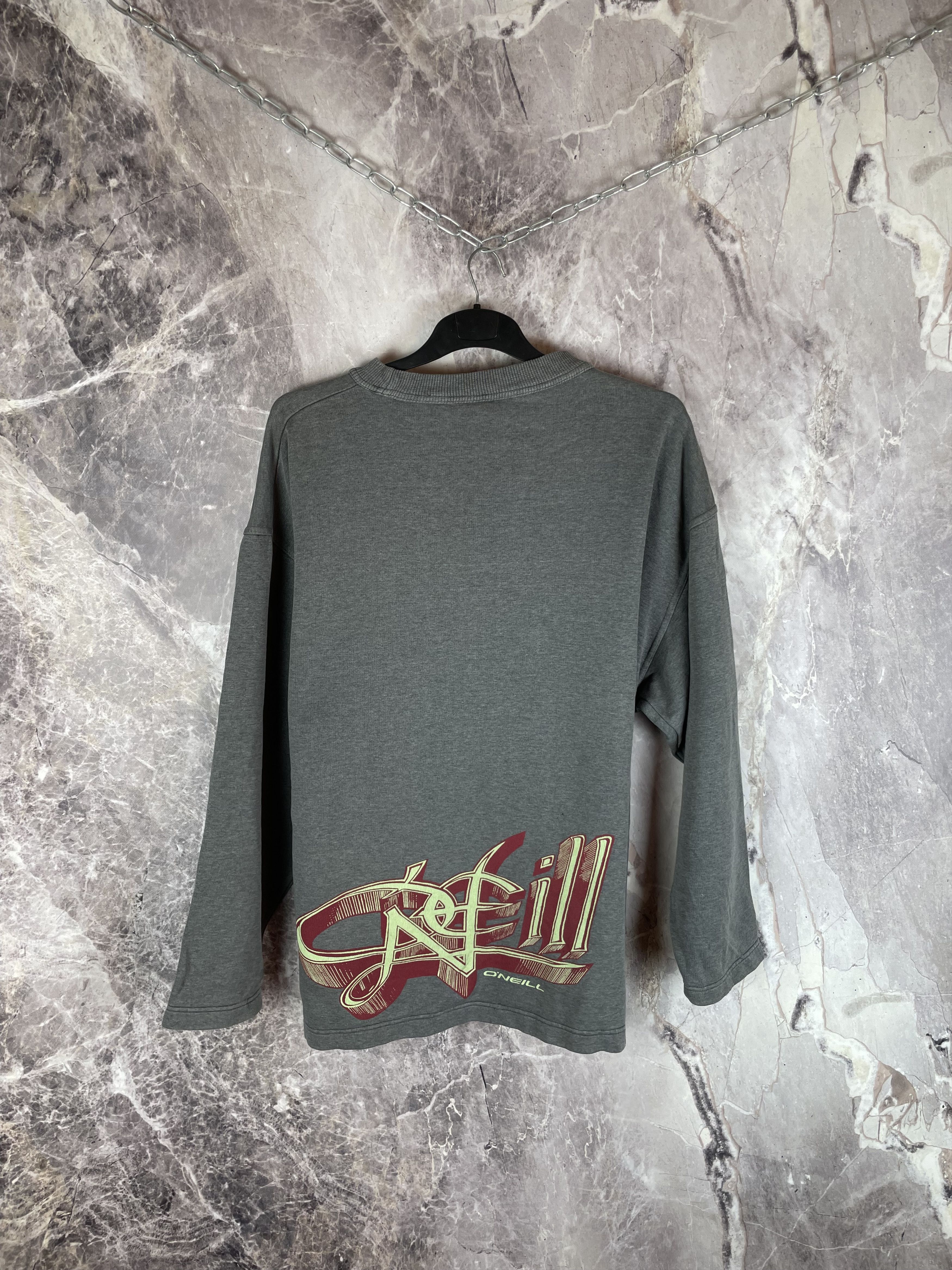 O'Neill Vintage O’Neil 90s Y2K Surf Big Logo Sweatshirt Size US L / EU 52-54 / 3 - 7 Thumbnail