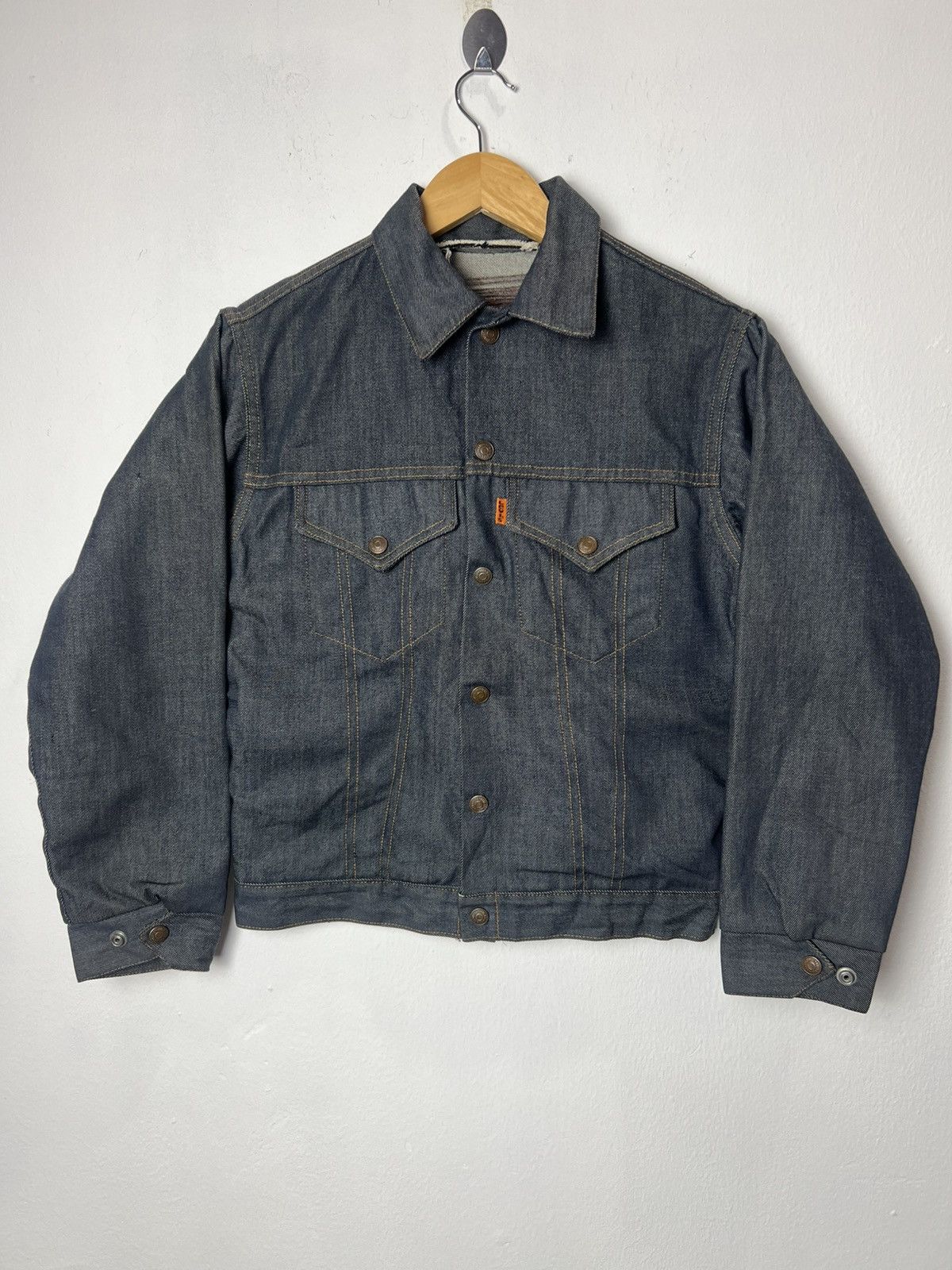 Levi's Vintage Clothing Vintage 70s Levis Orange Tab Nankai Denim Jacket Size US S / EU 44-46 / 1 - 3 Thumbnail
