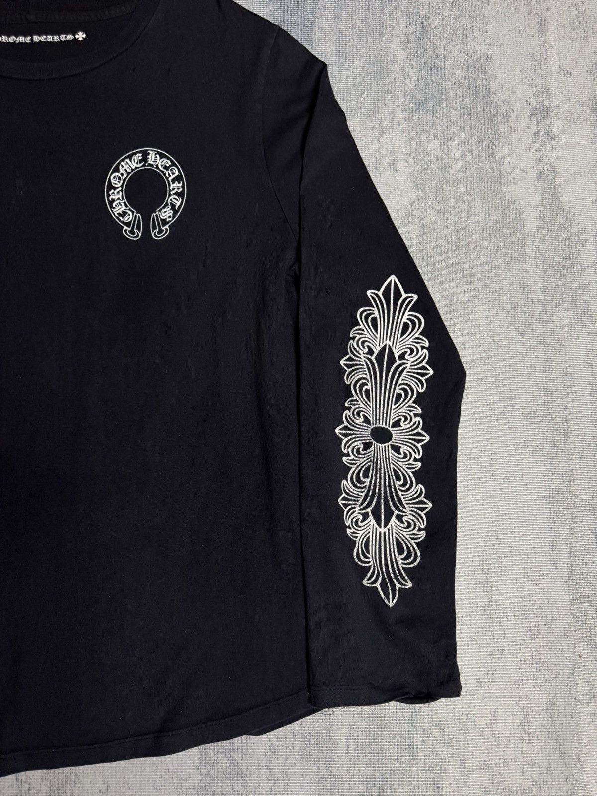 Chrome Hearts RARE! VIRGIL CHROME FLORAL LONG SLEEVES Size US XL / EU 56 / 4 - 12 Thumbnail