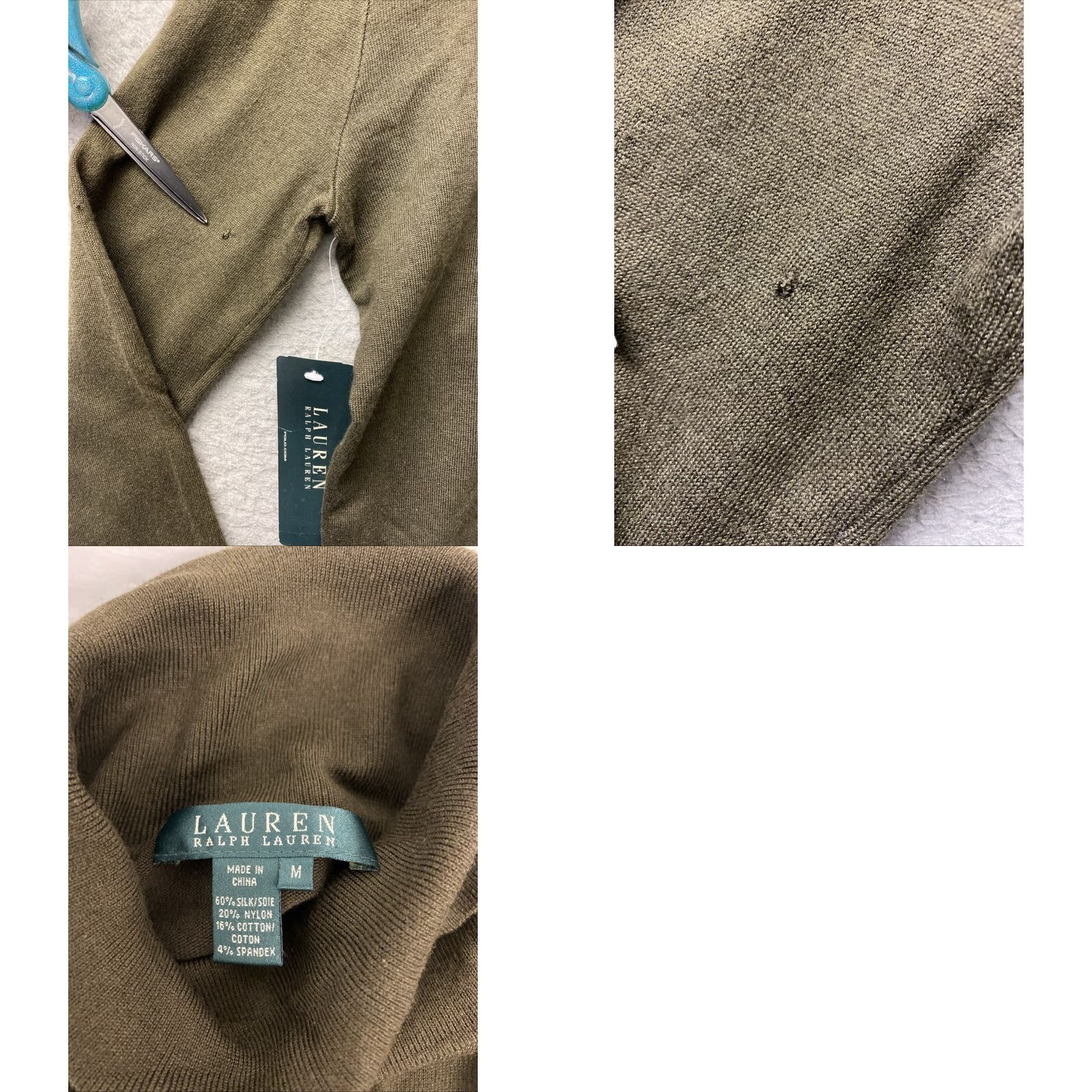 Ralph Lauren Ralph Lauren Sweater Unisex Adults M Dark Olive Knit Turtleneck Pullover 159-27 Size M / US 6-8 / IT 42-44 - 8 Thumbnail