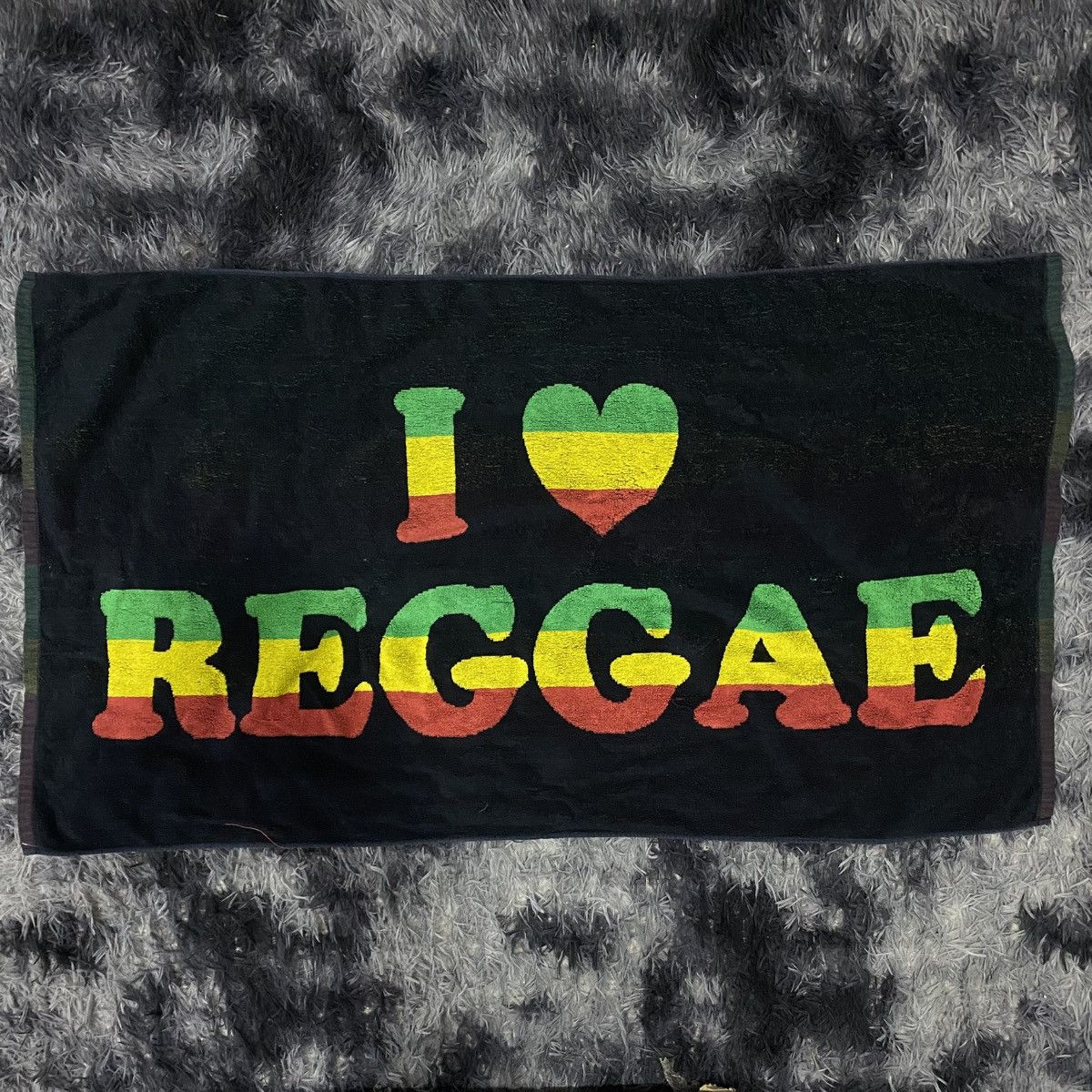 Long Towel i love reggae bob marley