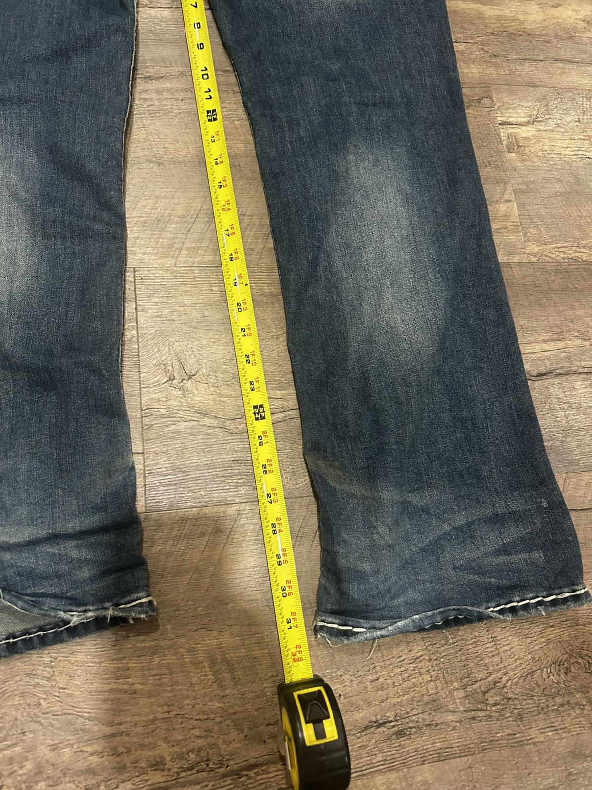 True Religion ☑️ Billy Super T Bootcut Blue Jeans ☑️ Size US 38 / EU 54 - 15 Thumbnail