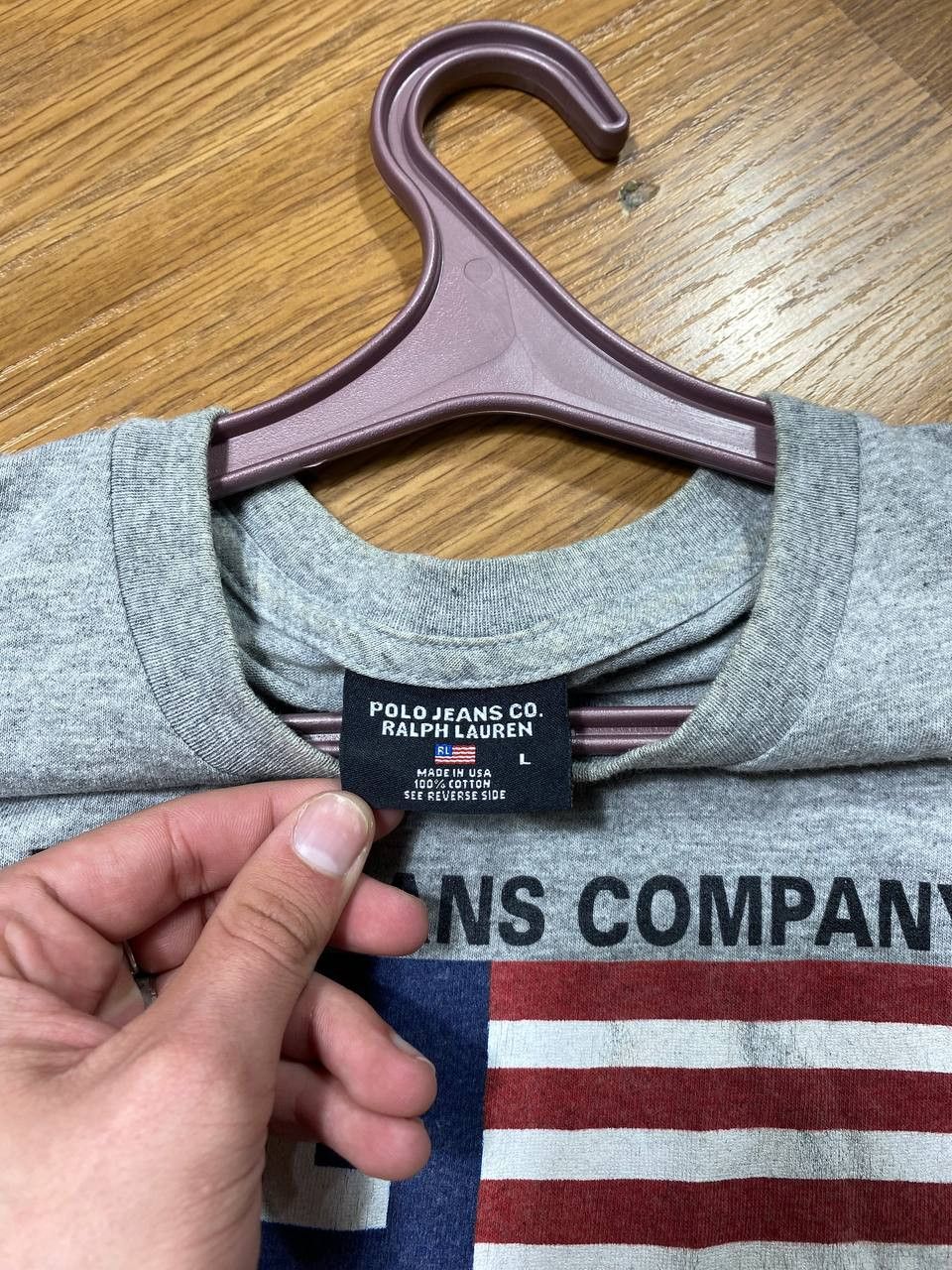 Polo Ralph Lauren × Vintage Vintage 90s Polo Ralph Lauren Jeans Co Bike Graphic T Shirt Size US L / EU 52-54 / 3 - 16 Thumbnail