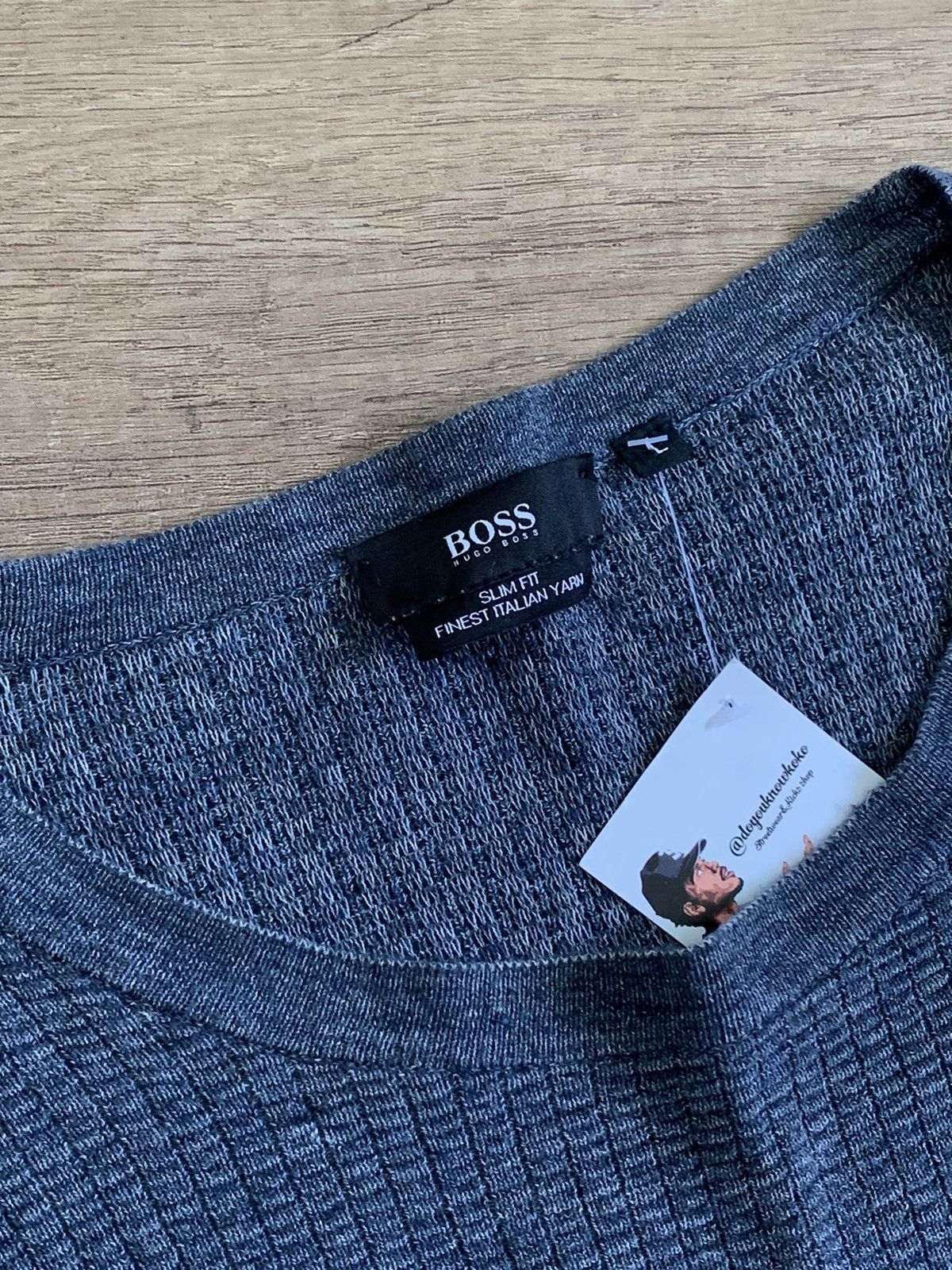 Hugo Boss Hugo Boss Mustino Lightweight Crewneck Sweater Sweatshirt Size US L / EU 52-54 / 3 - 5 Thumbnail
