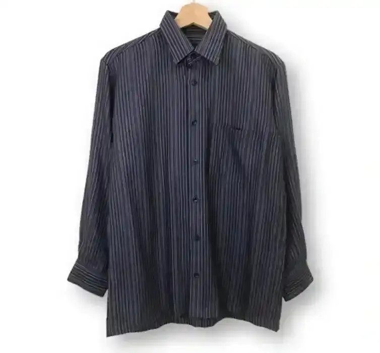 Japanese Brand Ex Club Stripe Design Shirt Button Up Size US M / EU 48-50 / 2 - 1 Thumbnail