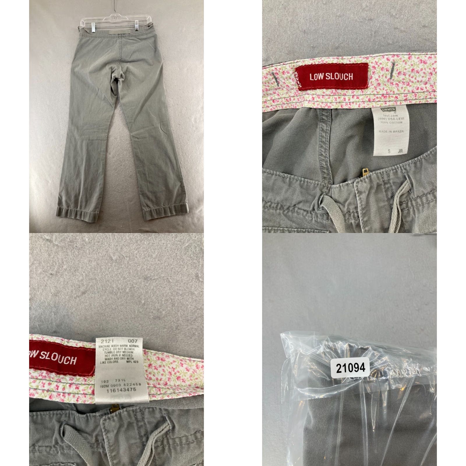 Levi's Levi's Women's Pants S Gray Casual Bootcut Mid Rise Cotton 2000s Y2K Size 28" / US 6 / IT 42 - 8 Thumbnail