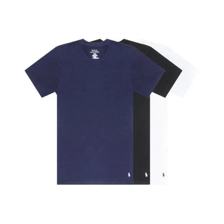 Polo Ralph Lauren Polo Ralph Lauren Men's Solid Crewneck Short-Sleeve T-Shirts 3-Pack Size US XXL / EU 58 / 5 - 1 Thumbnail