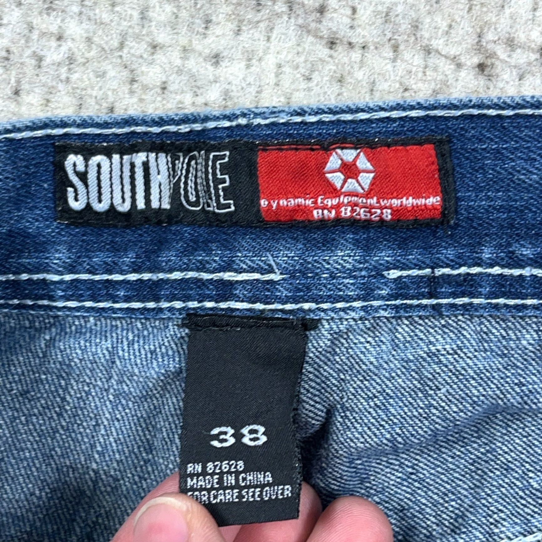 Southpole VINTAGE Southpole Jeans Men 36x30 Baggy Loose Fit Med Wash Denim Blue 5-Pocket Grunge Work American Classic Shirt? Size US 36 / EU 52 - 4 Thumbnail