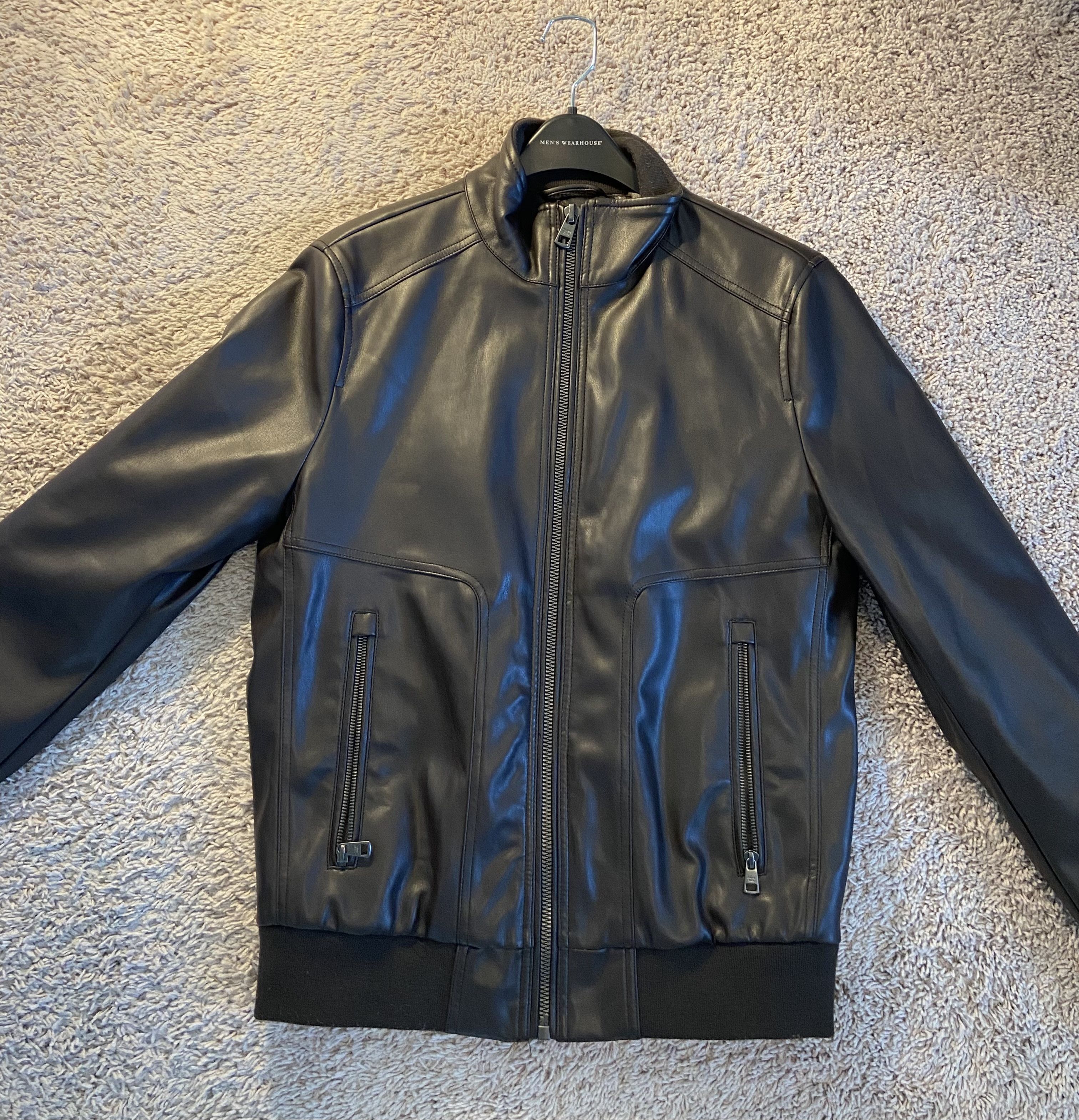 Calvin Klein hotsell Leather Jacket Sz.m