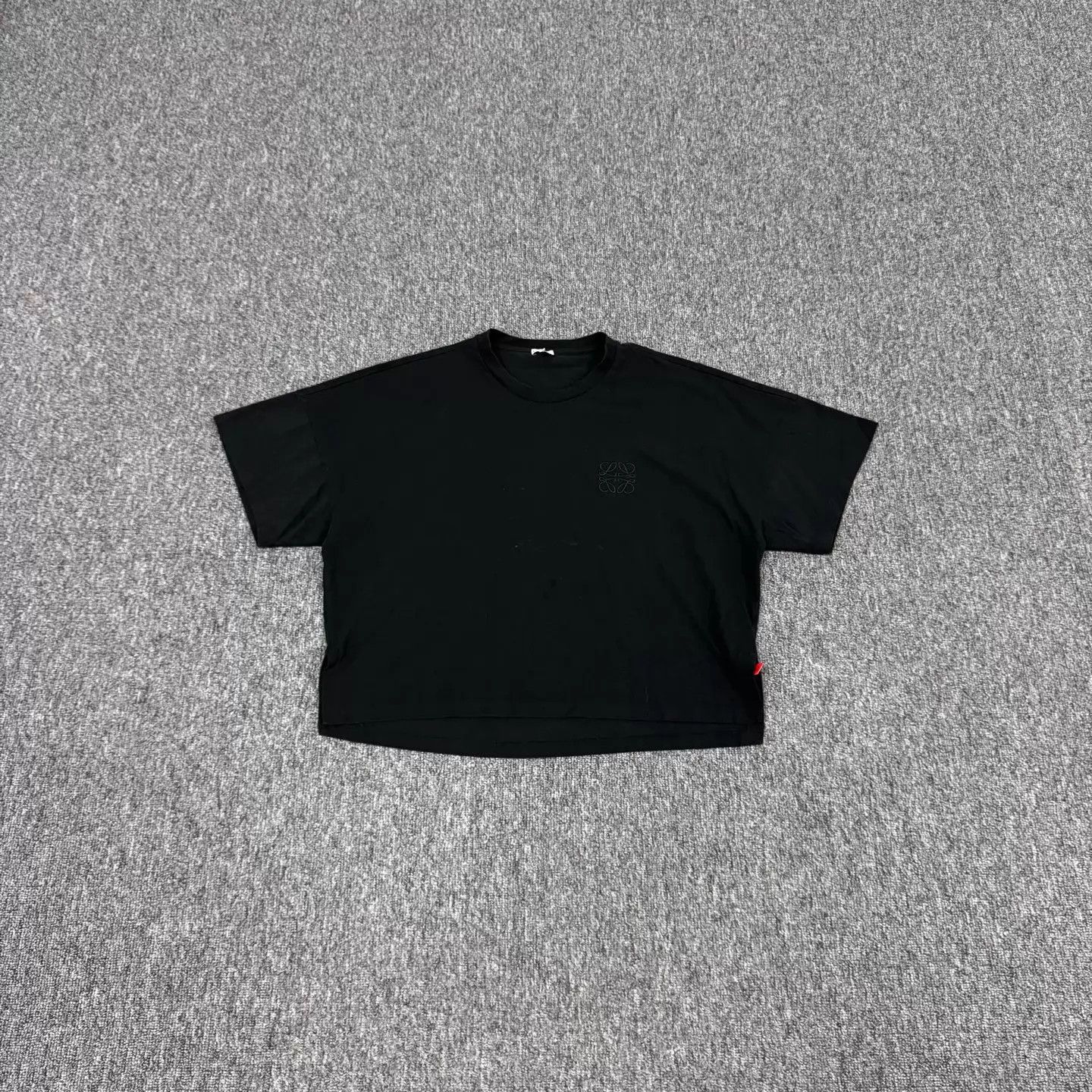 Loewe Loewe Black Embroidered Logo Short Sleeve T-Shirt S 99 New Size S / US 4 / IT 40 - 1 Thumbnail