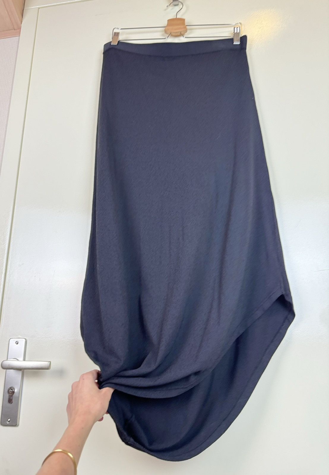OSKA Ischiko by Oska black asymmetric architectural gothic skirt Size 28" / US 6 / IT 42 - 4 Thumbnail