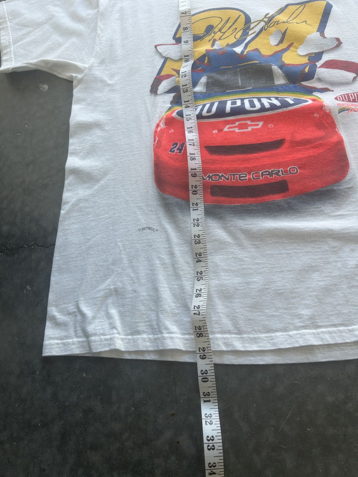 NASCAR × Nutmeg × Vintage Vintage 90s NASCAR Jeff Gordon Graphic Tee Size US XL / EU 56 / 4 - 7 Thumbnail