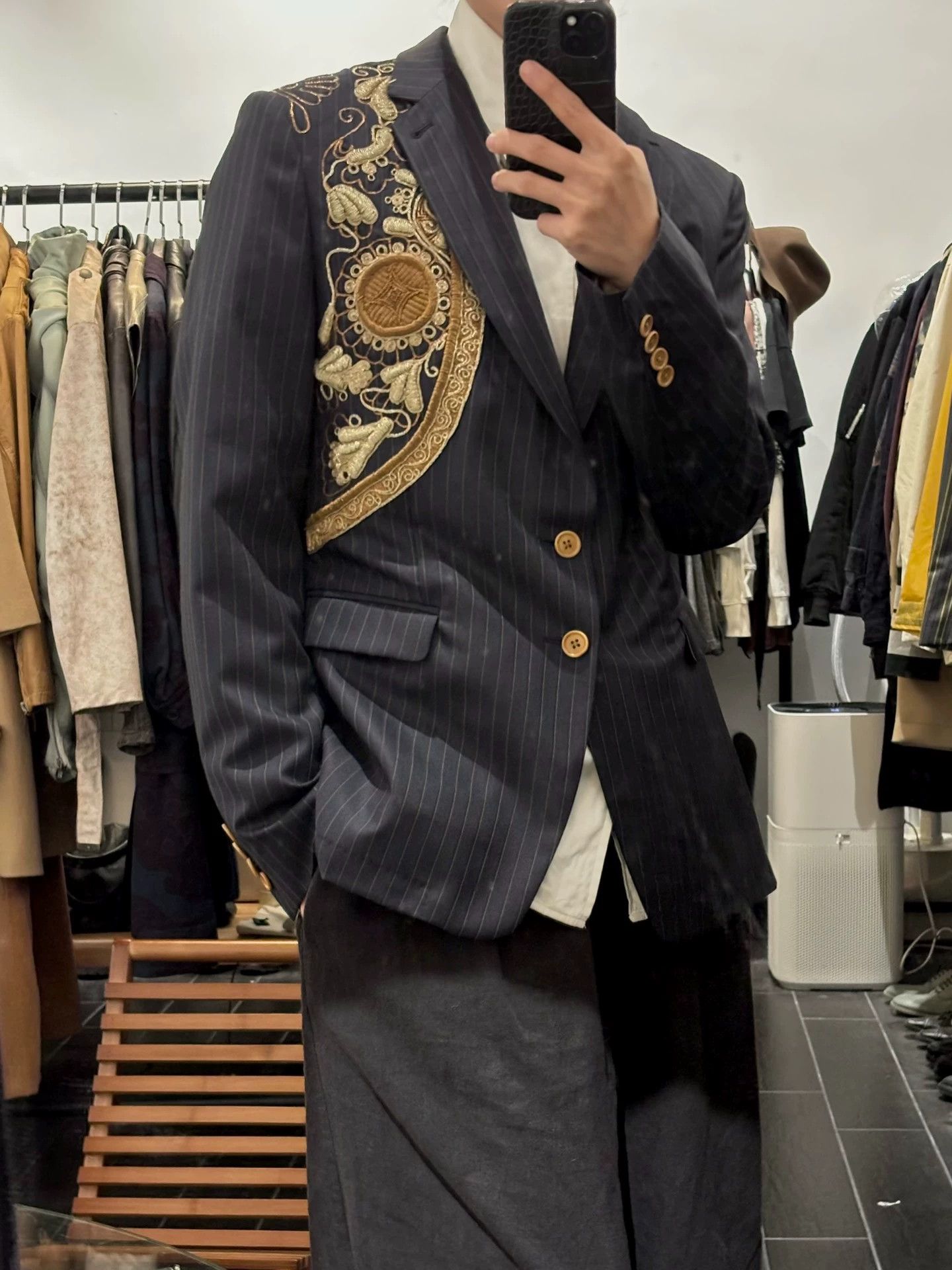 Dries Van Noten Dries Van Noten S/S15 Ballet Wool Blazer 50 (Fits Small) Size 50R - 1 Thumbnail