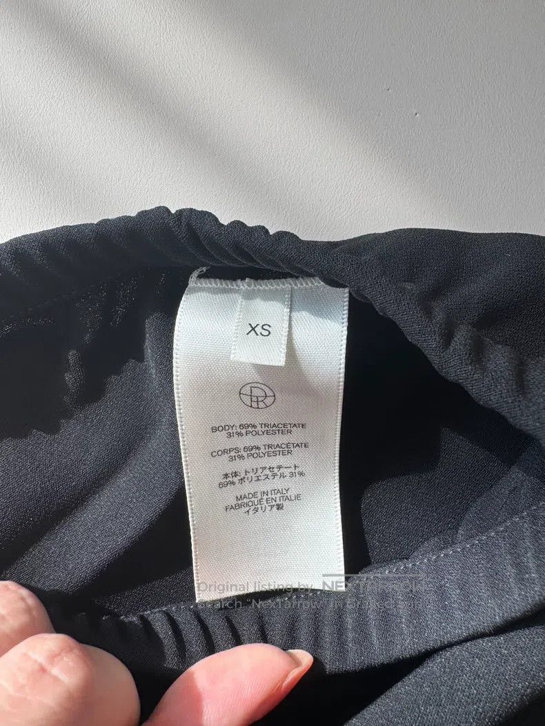 The Row The row size xs Black straight-cut trousers Size 23" - 4 Thumbnail