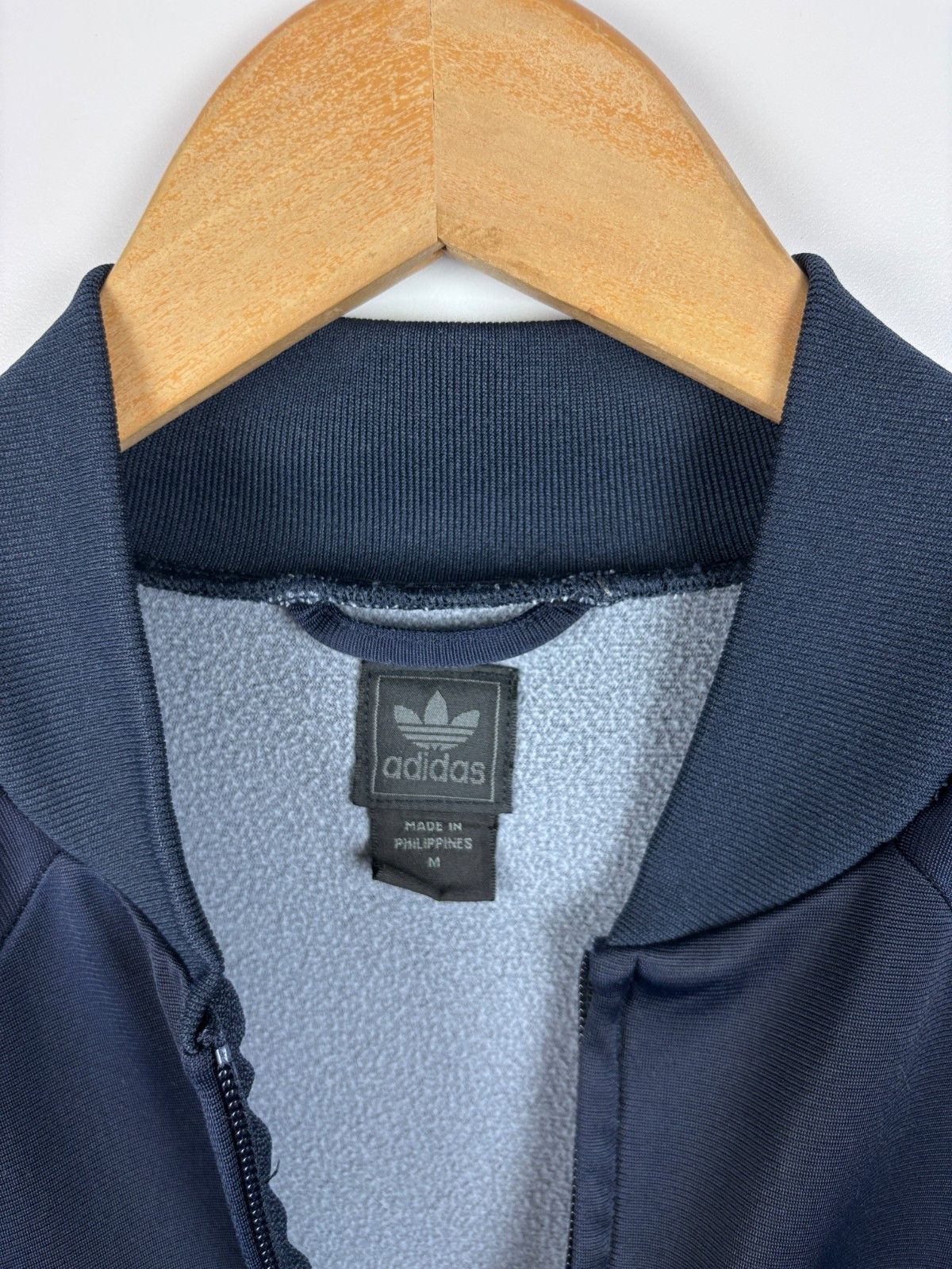 Adidas Vintage Adidas Trefoil Track Jacket Navy Blue Mens Size M Size US M / EU 48-50 / 2 - 7 Thumbnail