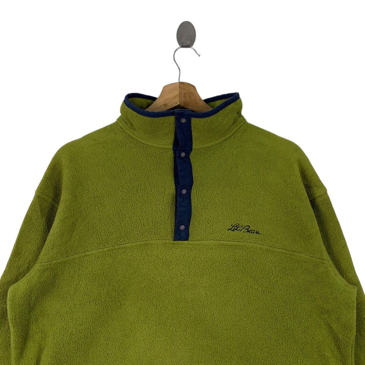 L.L. Bean L.L.BEAN Outdoor Sportswear Half Button Sweatshirt Jumper Size US L / EU 52-54 / 3 - 3 Thumbnail