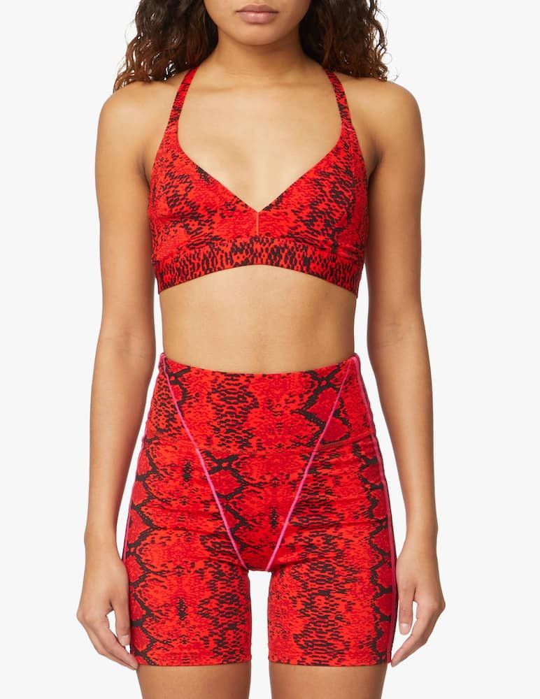 Adidas × Ivy Park Adidas x Ivy Park Allover Print Red Triangle Bra and Shorts Size 28" / US 6 / IT 42 - 8 Thumbnail