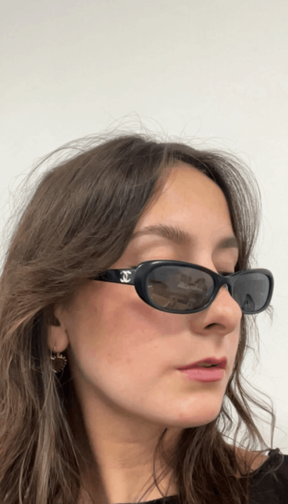 Chanel × Vintage CHANEL SUNGLASSES 3186 LOGO ICONIC Mask CC Vintage Size ONE SIZE - 5 Thumbnail