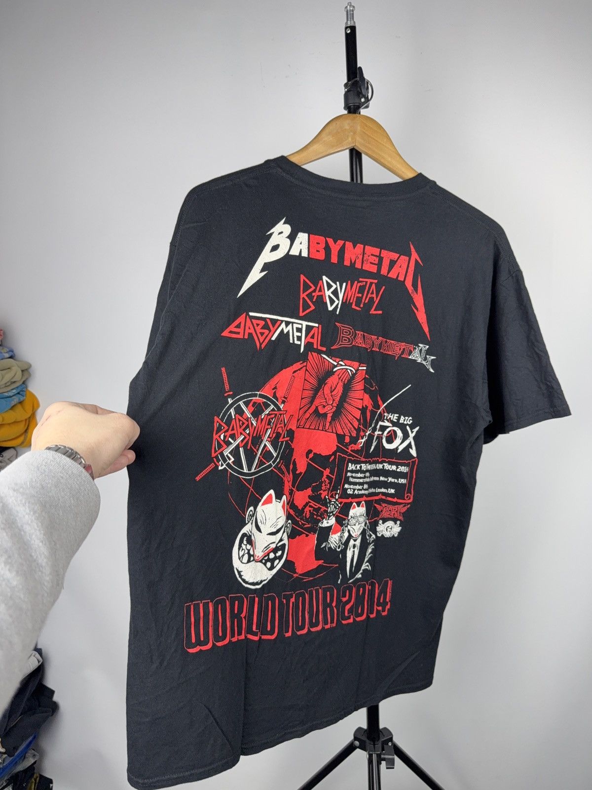 Band Tees Babymetal World Tour 2014 Big Fox Japan Tee XL Size US XL / EU 56 / 4 - 9 Thumbnail
