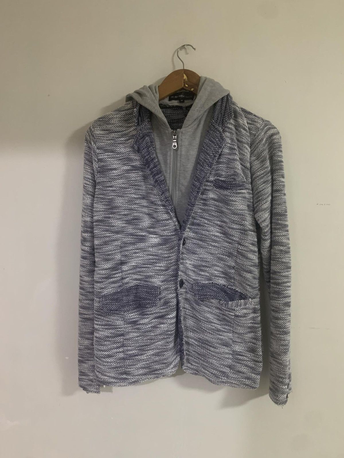 In The Attic × Japanese Brand × Vintage In The Attic Homme Double Layer Hooded Jacket Size US M / EU 48-50 / 2 - 1 Thumbnail