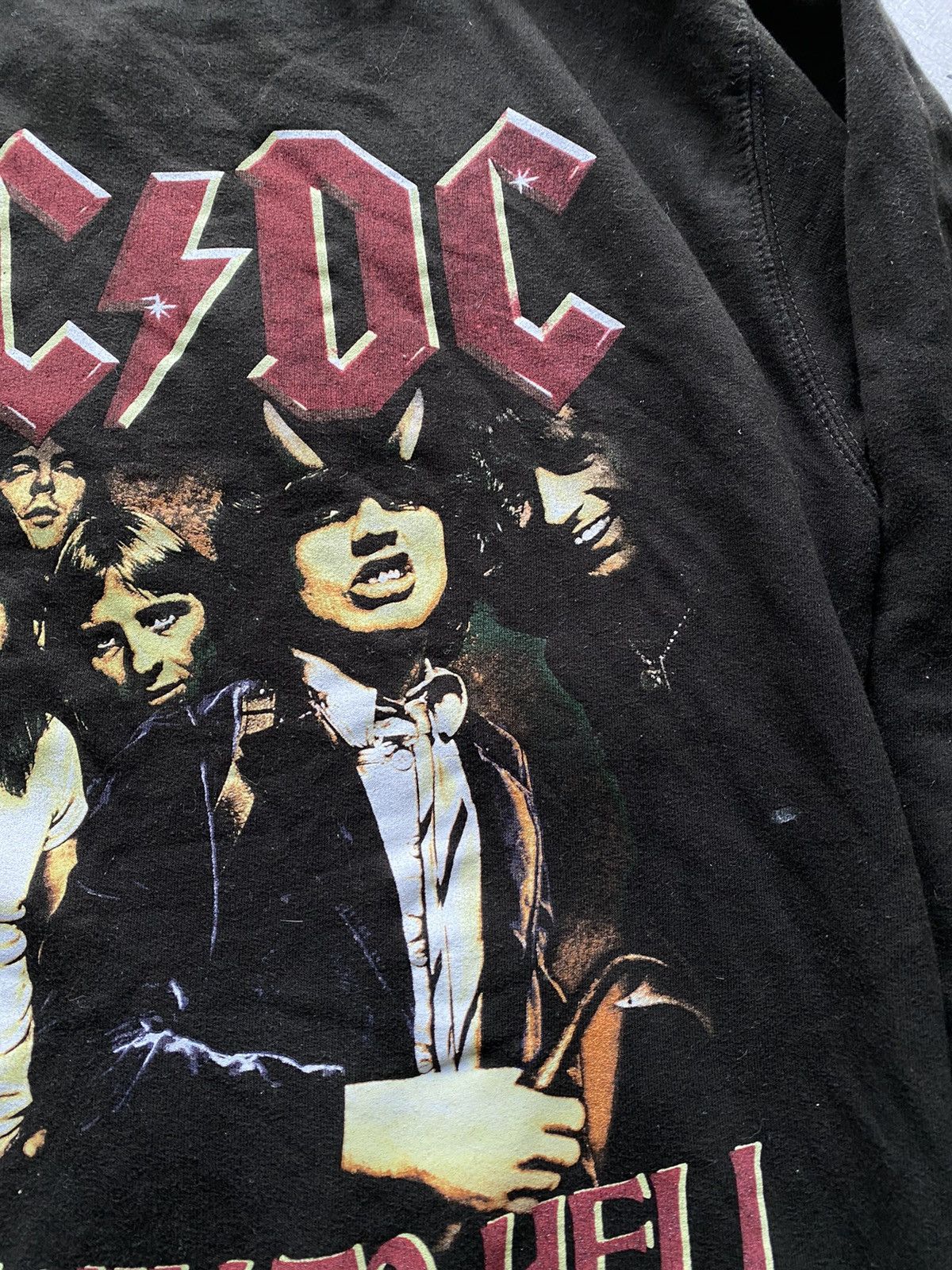 AC/DC Vintage 90s AC/DC Highway to Hell Big Logo Tour Hoodie Y2K Size US M / EU 48-50 / 2 - 10 Thumbnail