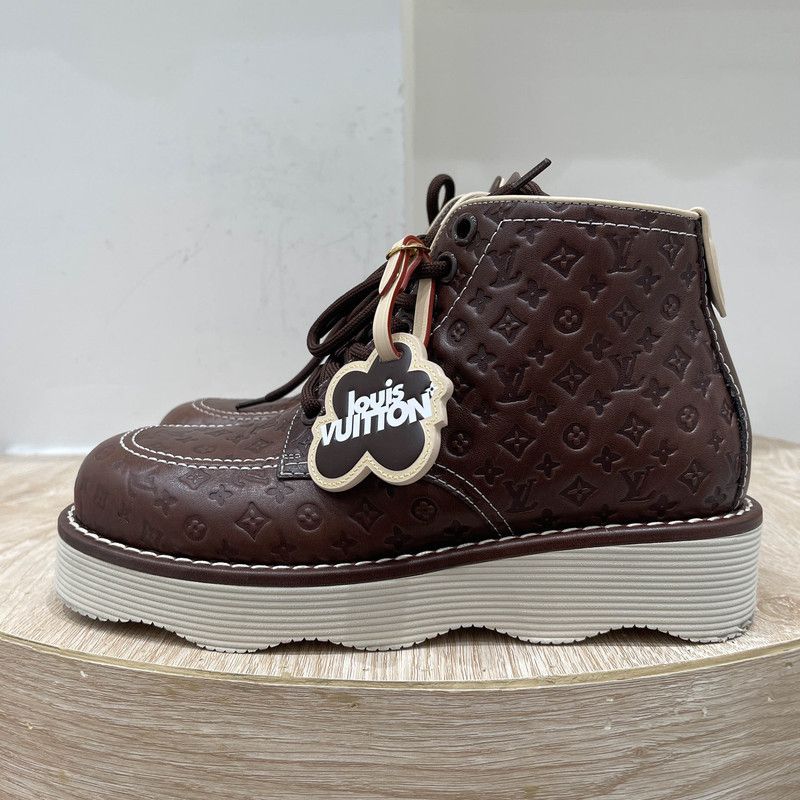 Louis Vuitton Tyler, The Creator x Louis Vuitton Brown Martens 0079 Size US 8 / EU 41 - 1 Thumbnail