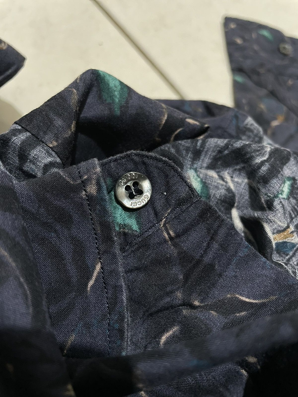Gucci × Tom Ford Gucci Tom Ford Slim Printed Shirt Size US M / EU 48-50 / 2 - 5 Thumbnail