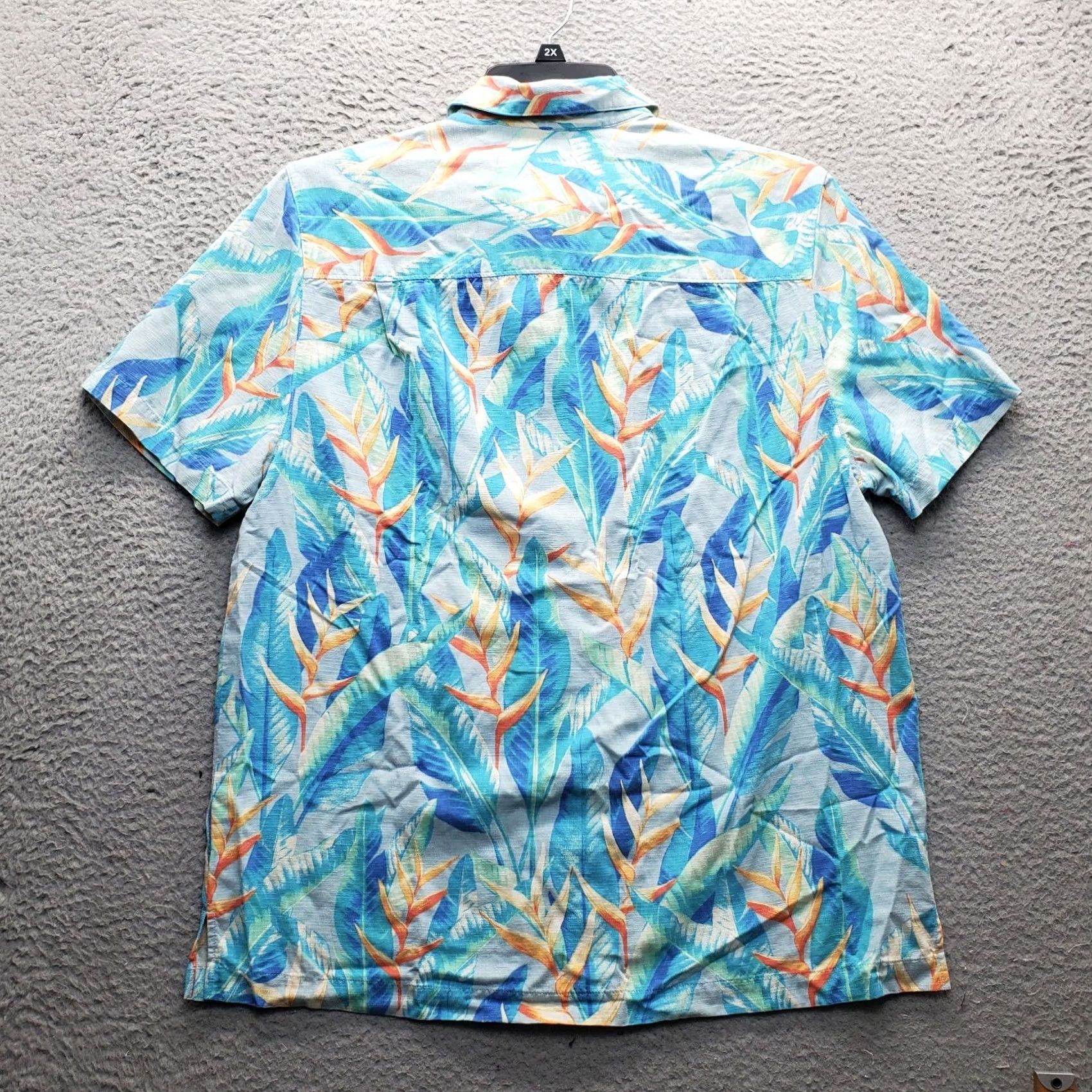 Paradise Paradise Women's? Silk Shirt Men's Medium Multi Palm Leaf Collared Button Up Size US M / EU 48-50 / 2 - 2 Thumbnail
