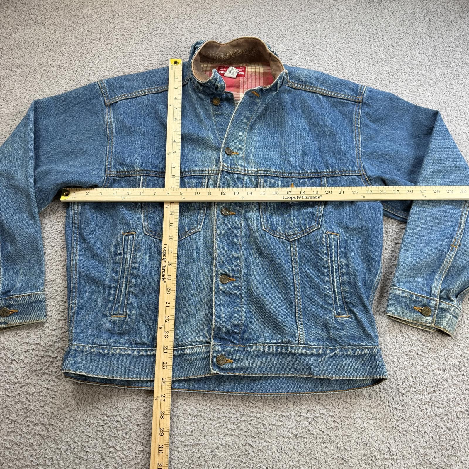 Marlboro Vintage 90s Marlboro Country Store Denim Jacket Large Size US L / EU 52-54 / 3 - 3 Thumbnail