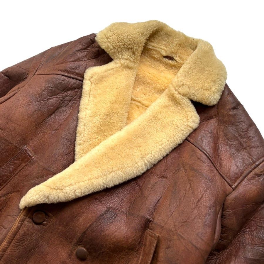 Designer × Genuine Leather Canterbury Shearling Leather Jacket Size US L / EU 52-54 / 3 - 2 Thumbnail